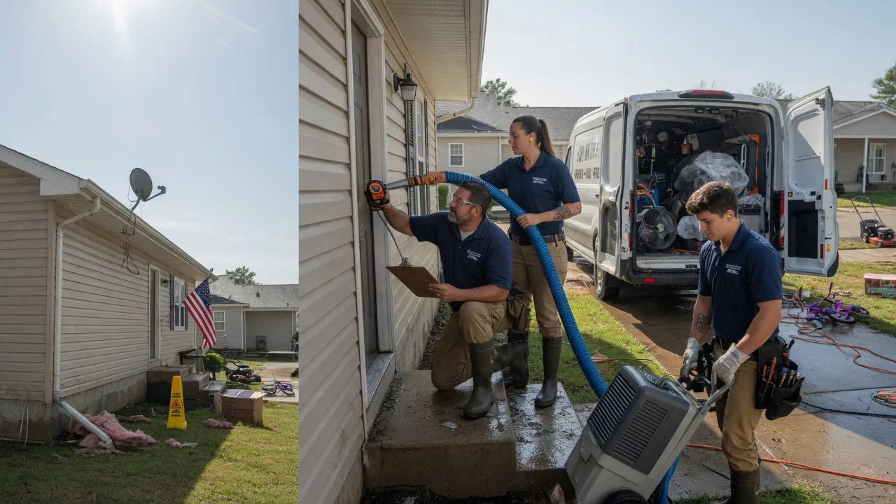Ceiling Water Damage Restoration in Oakes, ND near me